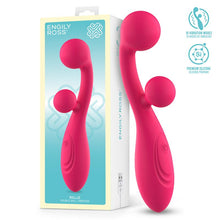 Carregar imagem no visualizador da galeria, Vibrador vaginal e Ponto G com estimulador de clitóris - Rollie - Double ball vibrator - 17.5 cm - Engily Ross