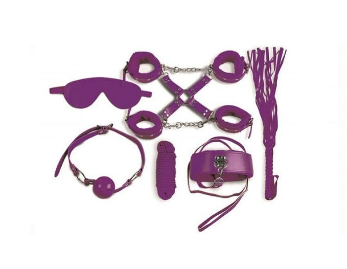 Kit BDSM com 8 acessórios - Secret Bondage Purple Collection - Secret Play