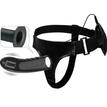 Carregar imagem no visualizador da galeria, Strap-on oco com Vibração - 17 cm - Marvin - Pretty love