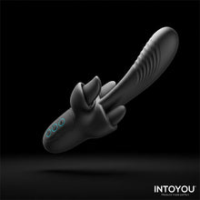 Carregar imagem no visualizador da galeria, Vibrador vaginal com estimulador de clitóris com movimento de língua - Triton - IntoYou