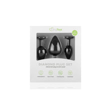 Carregar imagem no visualizador da galeria, Conjunto 3 Plugs Anais com Brilhantes - Diamond Plug Set - Easy Toys