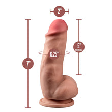 Carregar imagem no visualizador da galeria, Dildo Realista Posable 7” - 17.7cm - Castanho - Dr. Skin