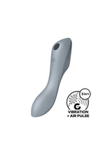 Carregar imagem no visualizador da galeria, Vibrador e Estimulador de Clitóris por Ondas de Pressão - Curvy Trinity 3 - Cinza - Satisfyer