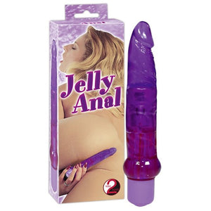 Vibrador Jelly Anal - Roxo
