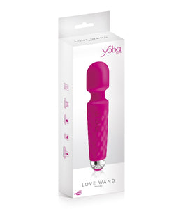 Estimulador/Massajador com 20 Modos de Vibração - Varinha Rosa - Love Wand - Yoba