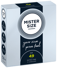 Carregar imagem no visualizador da galeria, Preservativos Extra Finos Pure Feel - tam. 49- 3un - Mister Size