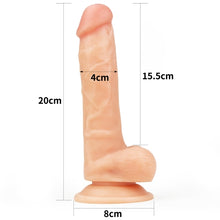 Carregar imagem no visualizador da galeria, Dildo realista com pele cibernética - Cyber skin 8” 20cm - The ultra soft dude - LOVETOY