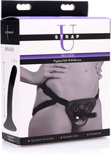 Carregar imagem no visualizador da galeria, Strap-on Arnês de mulher com dildo 12.5cm - PEGGED - Strap U