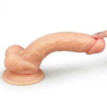 Carregar imagem no visualizador da galeria, Dildo realista com pele cibernética - Cyber skin 8” 20cm - The ultra soft dude - LOVETOY