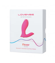 Carregar imagem no visualizador da galeria, Vibrador Vaginal e Clitóris - com movimento onda para estimulação do Ponto-G + App - Flexer - Lovense