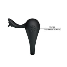Carregar imagem no visualizador da galeria, Anel Peniano Vibratório com Estimulador de Clitóris - Tonguo - Pretty Love