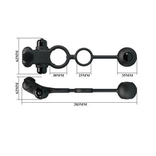 Carregar imagem no visualizador da galeria, Anel Vibratório para Pénis e Testículos com Bola by Pretty Love