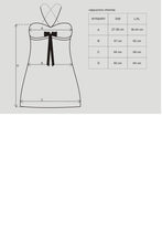 Carregar imagem no visualizador da galeria, Camisa de Noite e Tanga - Cappuccino Chemise - Obsessive