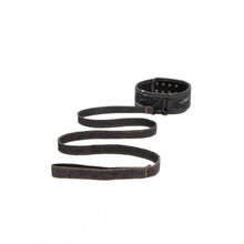 Carregar imagem no visualizador da galeria, Coleira e Trela Estilo Ganga Preta - Vegan