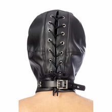 Carregar imagem no visualizador da galeria, Máscara Couro Ajustável 3 Aberturas by Fetish Tentation