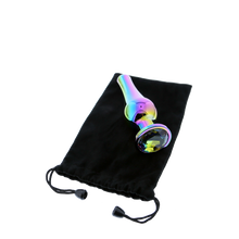 Carregar imagem no visualizador da galeria, Plug anal metálico cónico - Iridescente - S - Dream Toys