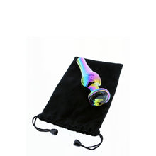 Carregar imagem no visualizador da galeria, Plug anal metálico cónico - Iridescente - M - Dream Toys