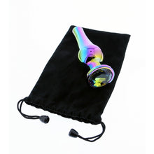 Carregar imagem no visualizador da galeria, Plug anal metálico cónico - Iridescente - L - Dream Toys