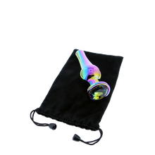 Carregar imagem no visualizador da galeria, Plug anal metálico cónico - Iridescente - L - Dream Toys