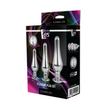Carregar imagem no visualizador da galeria, Kit 3 Plugs Anais - Pleasure Plug Set Gleaming Love
