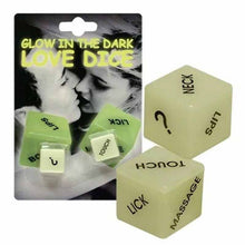 Carregar imagem no visualizador da galeria, Jogo de Dados Eróticos que Brilham no Escuro