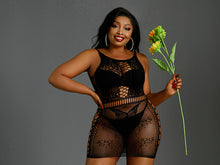 Carregar imagem no visualizador da galeria, Mini vestido de alças - Plus Size - 01 - Moonlight