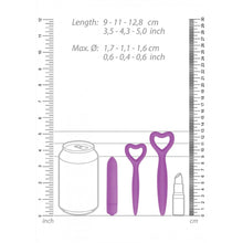 Carregar imagem no visualizador da galeria, Conjunto 5 dilatadores vaginais com bala vibratória - OUCH!