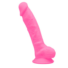 Carregar imagem no visualizador da galeria, Dildo Realístico Brilha no Escuro 17.5cm com Termo Reacção by SilexD