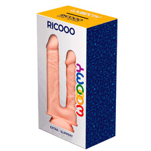 Carregar imagem no visualizador da galeria, Dildo Duplo Realístico Ricooo 17 e 19cm - WOOOMY