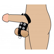 Carregar imagem no visualizador da galeria, Anel para Pénis e Testiculos com Arnês