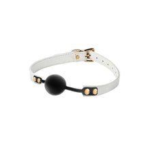 Carregar imagem no visualizador da galeria, Mordaça de silicone 4.7cm - Branca - Blaze Elite