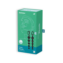 Carregar imagem no visualizador da galeria, Conjunto de 2 Tiras Anais Love Beads Pretas - SATISFYER