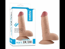 Carregar e reproduzir vídeo no visualizador da Galeria, Dildo Realístico The Ultra Soft Dude 20cm by LoveToy 7,5"