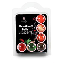 Carregar imagem no visualizador da galeria, Pack 6 Brazilian Balls - Mix Aromas – Secret Play