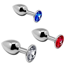 Carregar imagem no visualizador da galeria, Conjunto 3 Plugs anais Metal com Brilhantes – Alive