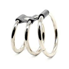 Carregar imagem no visualizador da galeria, Anel para o Pénis e Testículos Argolas Triplo