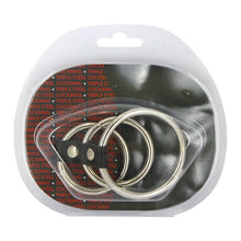 Carregar imagem no visualizador da galeria, Anel para o Pénis e Testículos Argolas Triplo