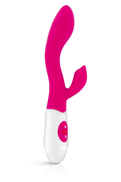 Vibrador Vaginal e Ponto G com Estimulador de Clitóris - Rosa - NAYA - Yoba