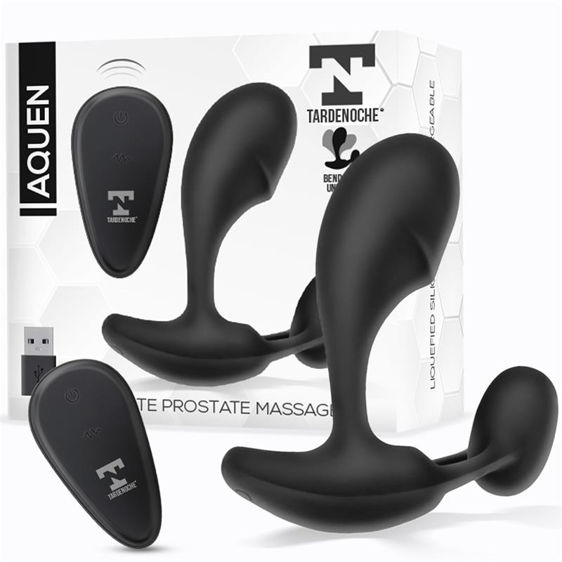 Plug Anal vibratório recarregavel - Estimulador Prostático e Períneo - AQUEN - Tardenoche