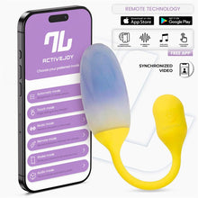 Carregar imagem no visualizador da galeria, Ovo vaginal vibratório com APP - Nexegg - Azul e roxo - IntoYou
