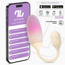 Carregar imagem no visualizador da galeria, Ovo vaginal vibratório com APP - Nexegg - Branco e rosa - IntoYou
