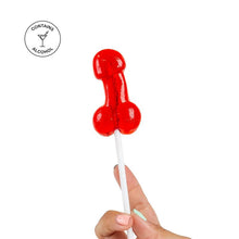 Carregar imagem no visualizador da galeria, Chupa de goma em forma de pénis - com 4.8% de álcool - Daiquiri de Morango - Secret Play
