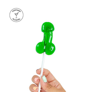 Chupa de goma em forma de pénis - com 7.3% de álcool - Mojito - Secret Play