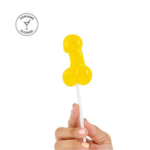 Carregar imagem no visualizador da galeria, Chupa de goma em forma de pénis - com 7.3% de álcool - Piña Colada - Secret Play

