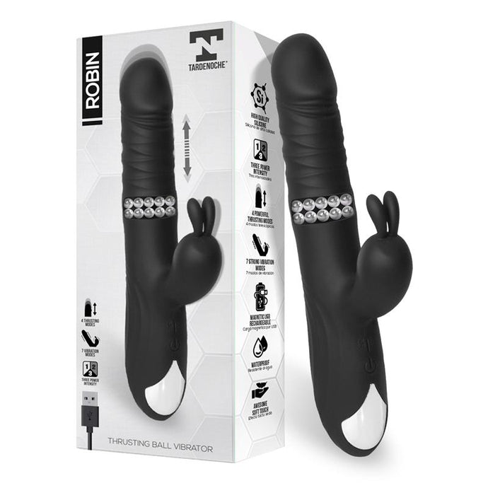 Vibrador 3em1 - Vaginal - Estimulador de clitóris - Movimento sobe e desce - ROBIN