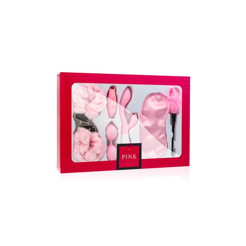 Kit com 6 brinquedos - LoveBoxxx I Love Pink