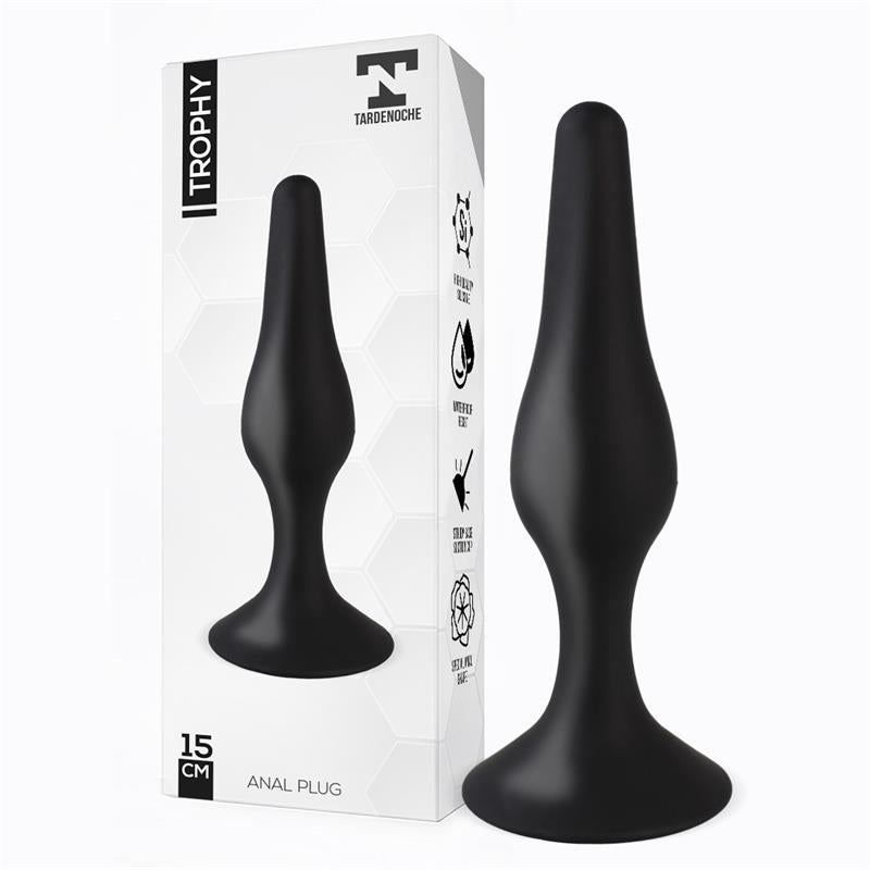 Plug anal com ventosa - 15 cm - Trophy - Tardenoche