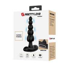 Carregar imagem no visualizador da galeria, Plug anal com vibração - Preto - Corban - Pretty Love
