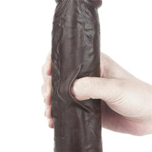 Carregar imagem no visualizador da galeria, Dildo deslizante com dupla camada 9” - Castanho - 23.5 cm - Sliding Skin - LoveToy
