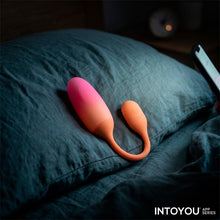 Carregar imagem no visualizador da galeria, Ovo vaginal vibratório com APP - Nexegg - Laranja e roxo - IntoYou
